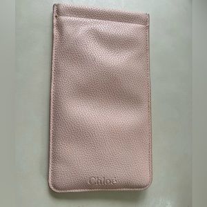 Chloe sunglass case with credit card holder